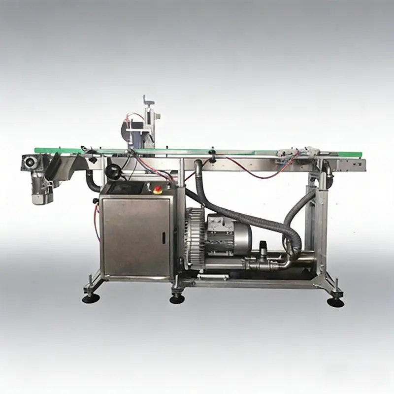 Single head high speed side leakage machine